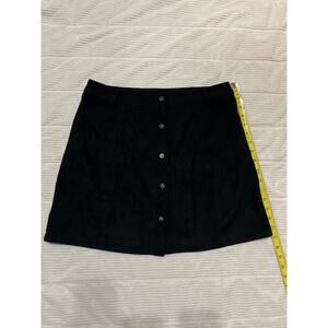 naked zebra black skirt size large